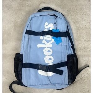 Cookies Backpack Light Blue  with White Logo